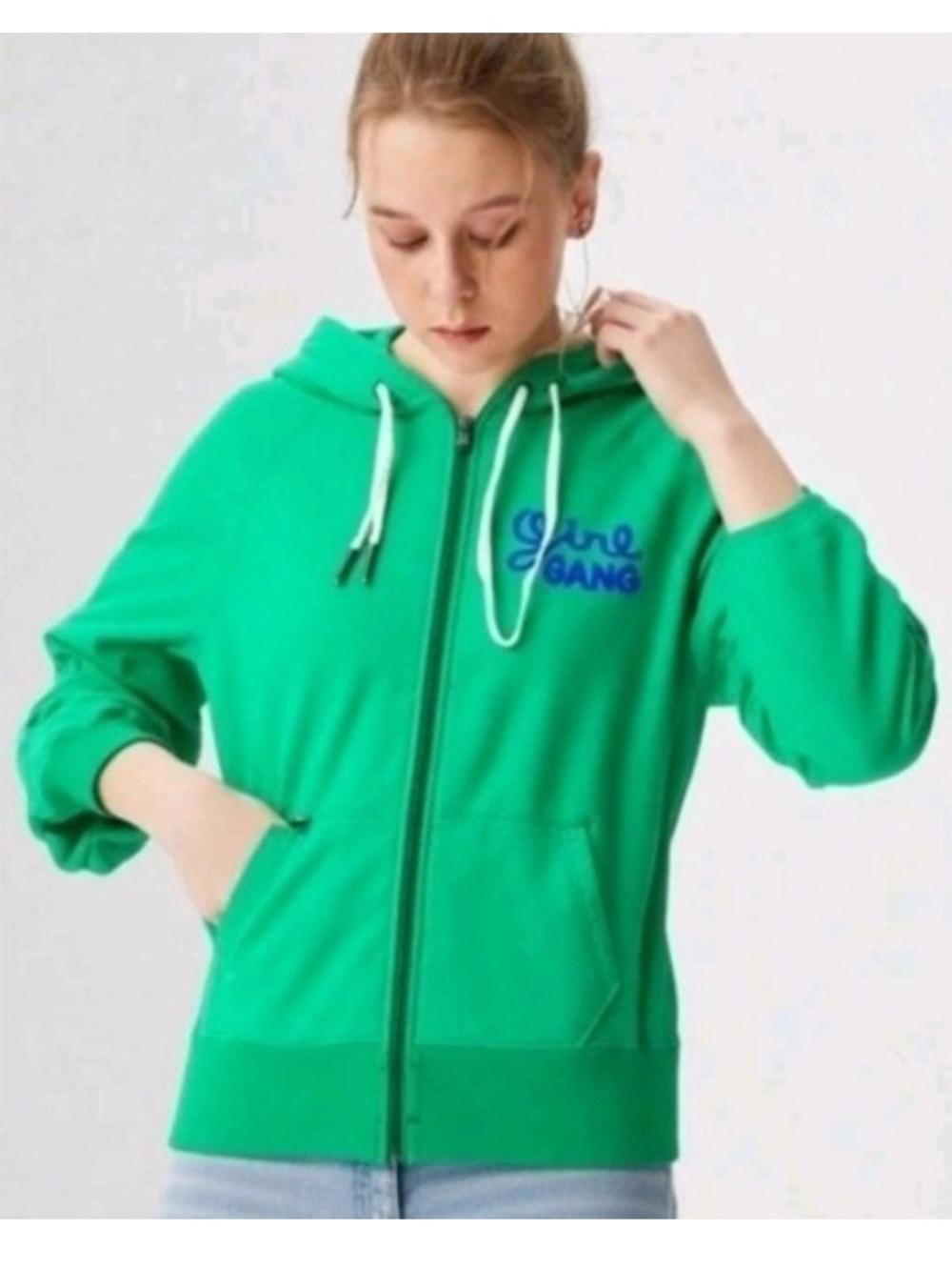 Sandrine Rose Girl Gang hooded sweatshirt